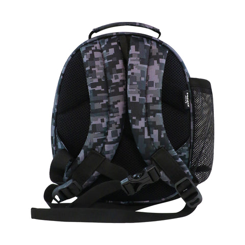 Image of Smily Kiddos Eva Pre School Backpack Alien Theme - Black