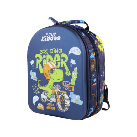 Image of Smily Kiddos Eva Pre School Backpack Rider Dino - Blue