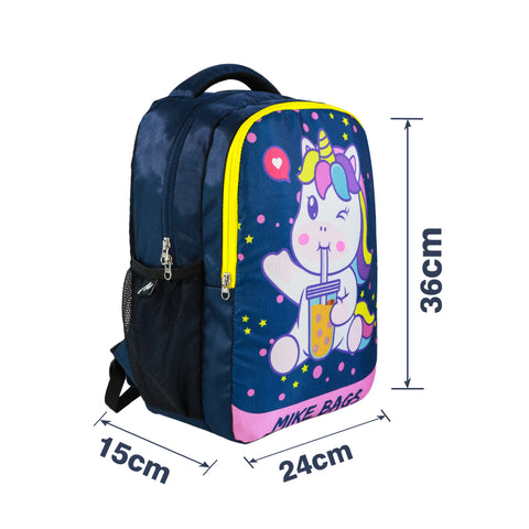 Image of Mike Preschool Rainbow Unicorn Backpack : Pink