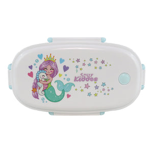 Smily kiddos Stainless Steel Lunch Box Small Mermaid Theme - Blue 3+ years