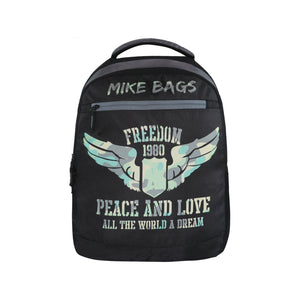 Mike Bags Slate Backpack in Black - 26 Liters Capacity