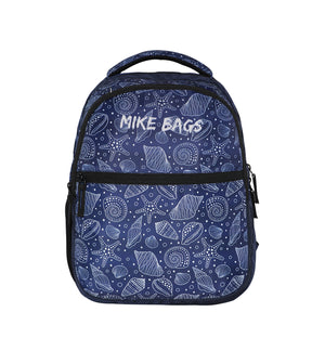 Mike Bags Wink School Backpack in Navy Blue - Convenient 13 Liters Capacity
