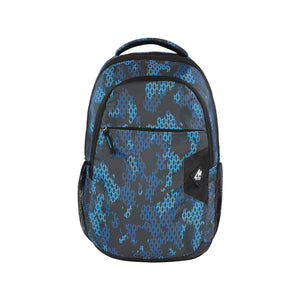 Mike Bags Booster Laptop Backpack with Rain Cover in Camo Print Blue - 29 Liters Capacity (Copy)