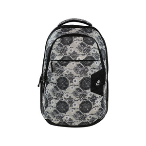 Mike Bags Splendid Laptop Backpack with Rain Cover in Grey & Black - 29 Liters Capacity
