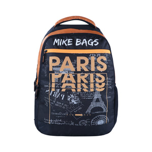 Mike Bags Exquisite Backpack in Black - 27 Liters Capacity