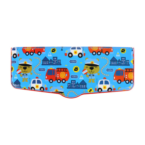 Image of Smily Kiddos Pop Out Pencil box Police Theme - Blue