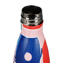 Abstract Theme Multicolor water bottle steel 500ml cap open Abstract Theme Multicolor water bottle steel 500ml cap open