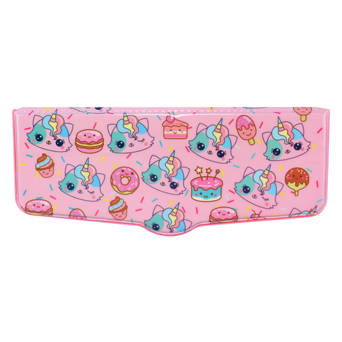 Image of Smily Kiddos Multi Functional Pop Out Pencil Box for Kids Stationery for Children - Unicorn Kitty Theme -Pink