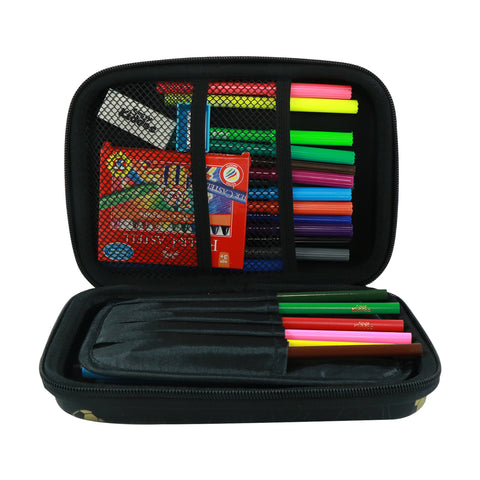 Image of Smily kiddos Bling pencil case Unicorn Black