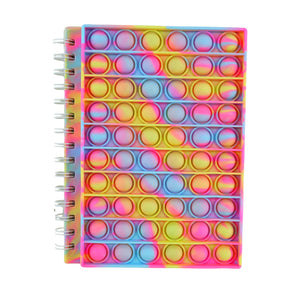 Smily Kiddos Pop IT spiral Note book - Yellow