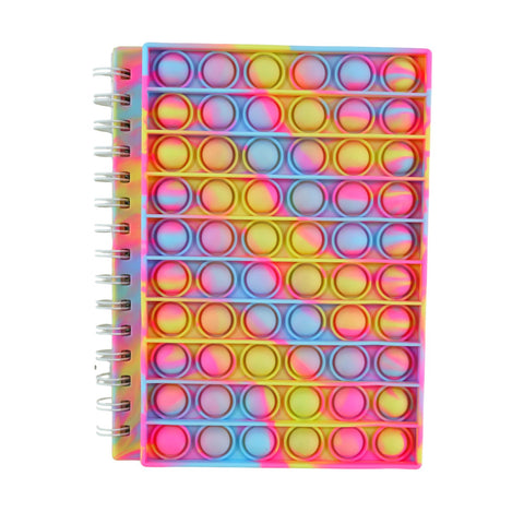 Image of Smily Kiddos Pop IT spiral Note book - Yellow