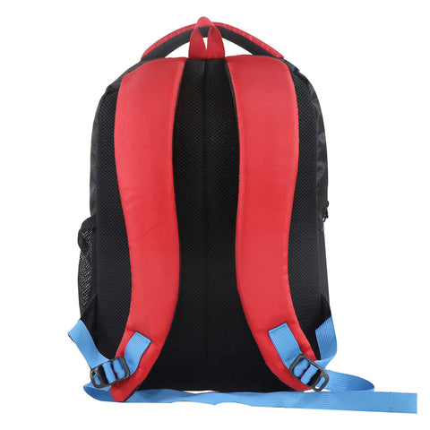 Image of Mike pre school Backpack -Super Teddy-Blue