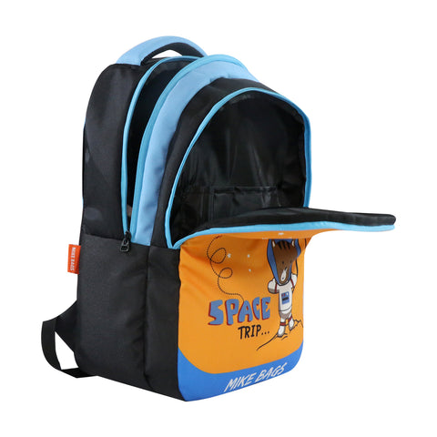 Image of Mike pre school Backpack  Space Kitty-Orange