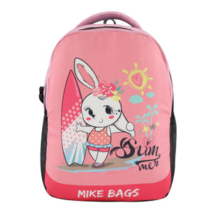 Mike pre school Backpack -Summer Bunny Pink