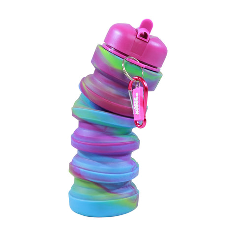 Image of Smily kiddos silicone Multicolor Water Bottle