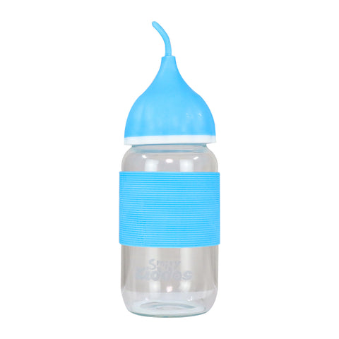 Image of Smily Kiddos Glass bottles for Kids Blue