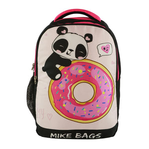Mike Preschool Donut Panda Backpack : Pink