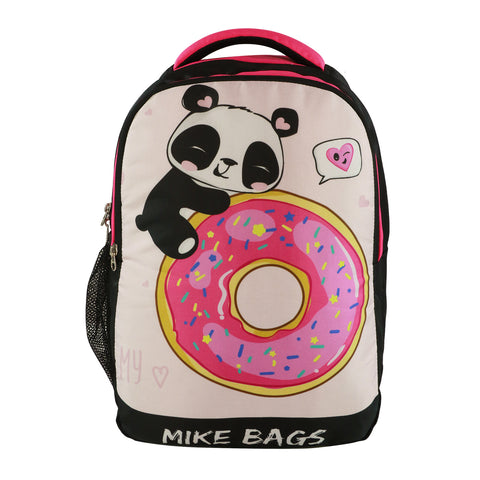 Image of Mike Preschool Donut Panda Backpack : Pink