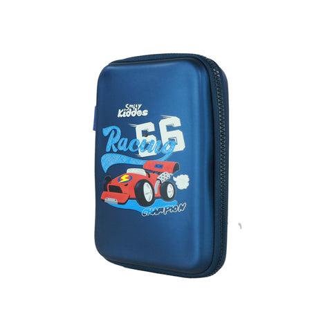 Image of Smily kiddos Single Compartment Race Car - Navy Blue