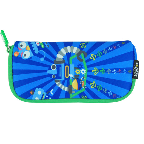 Image of Smily Mini Pencil Pouch Blue