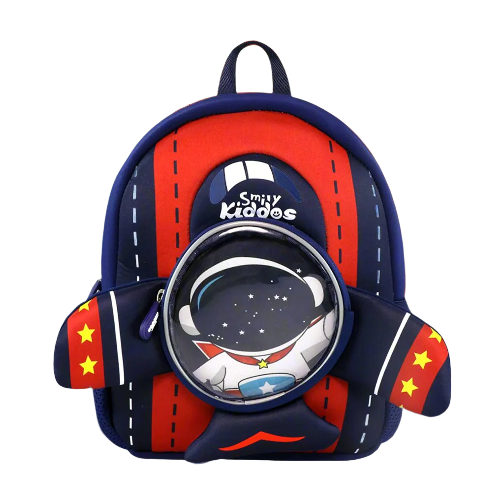 Smily Kiddos Go out Backpack - Space Theme Blue