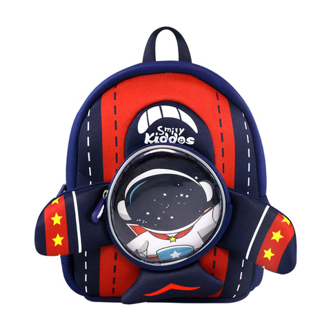 Image of Smily Kiddos Go out Backpack - Space Theme Blue