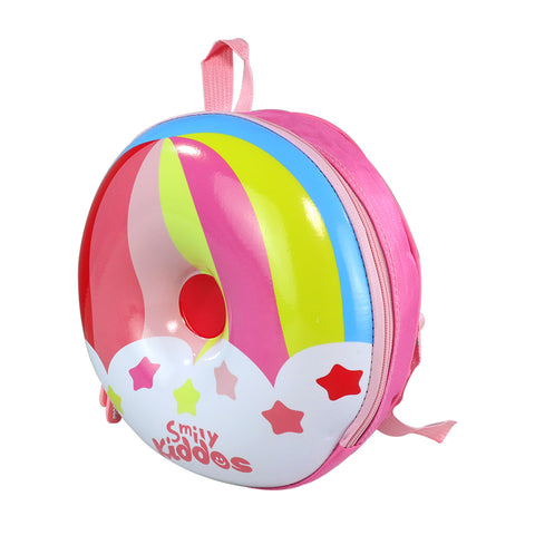 Image of Smily Kiddos Donut Eva backpack - Rainbow Theme Pink
