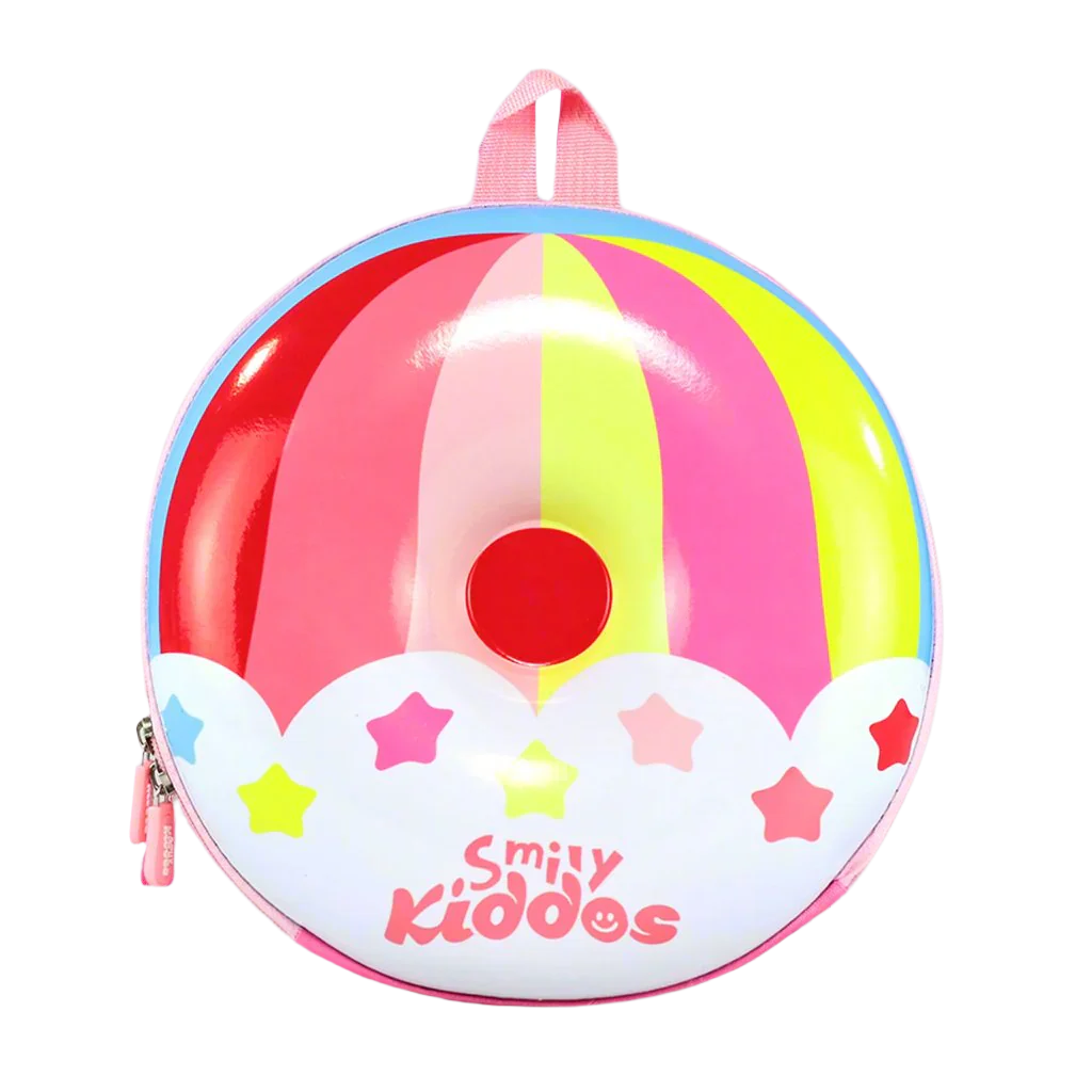 Smily Kiddos Donut Eva backpack - Rainbow Theme Pink