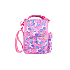 Smily Kiddos Sky Unicorn Theme Pink combo (Bag, Pencil box ,Lunch bag)