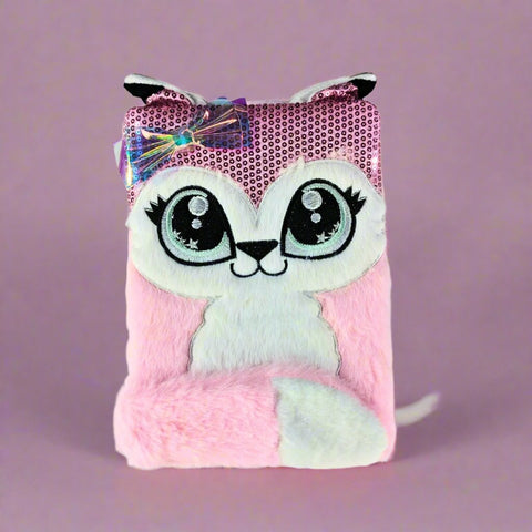 Image of Smily Kiddos Fluffy Note Book Happy Squirel