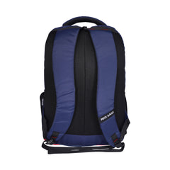 Mike Crayon Plus Laptop Backpack - Teal Blue & Navy Blue