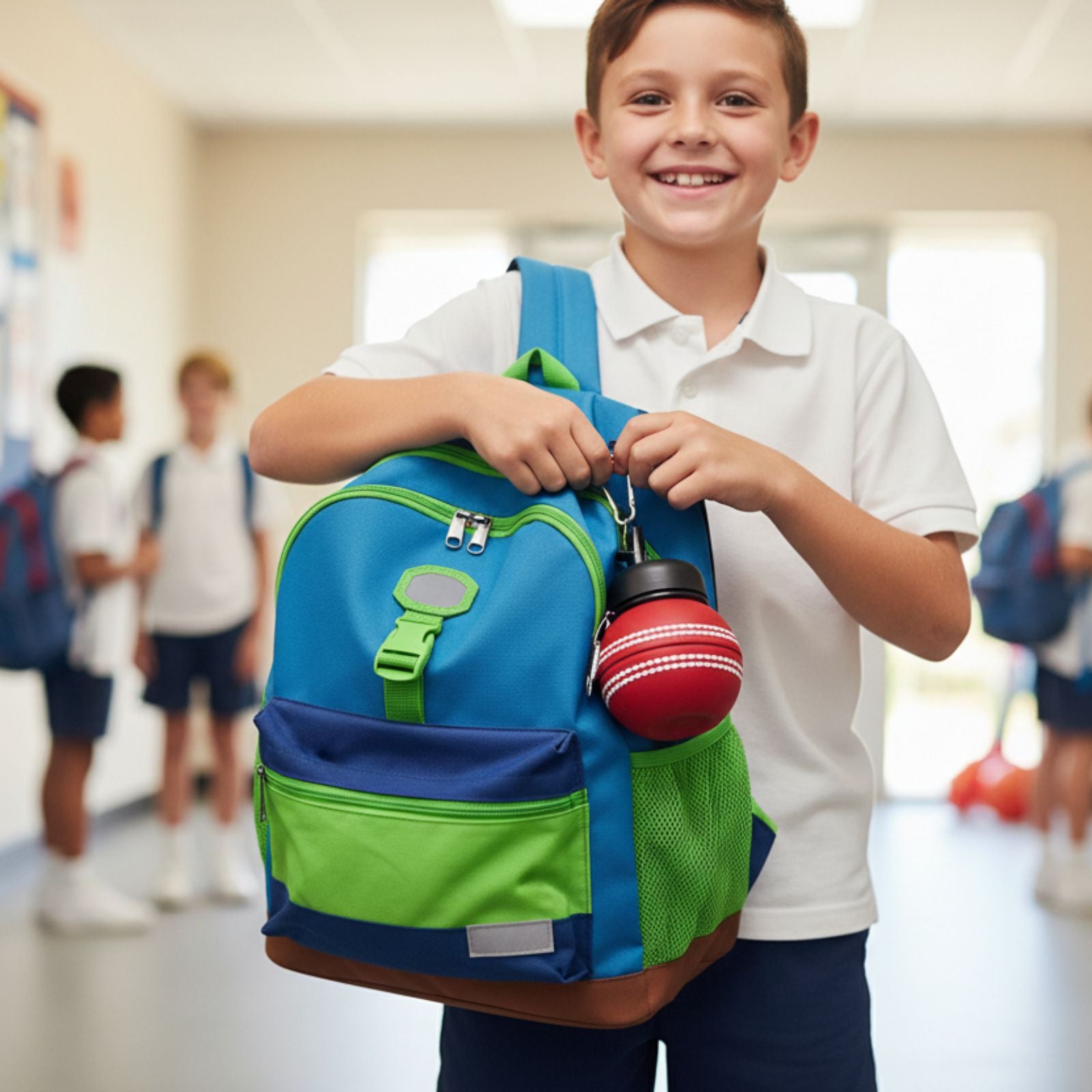 Smily Kiddos Expandable Water Bottle – Cricket Ball 550 mL