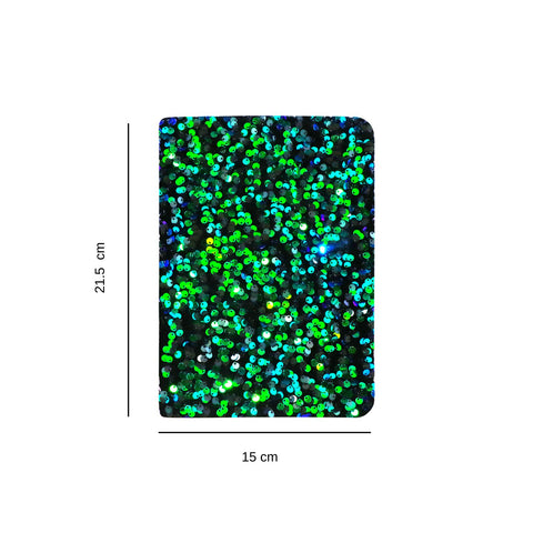 Image of Smily Kiddos Sequin Note Book Green