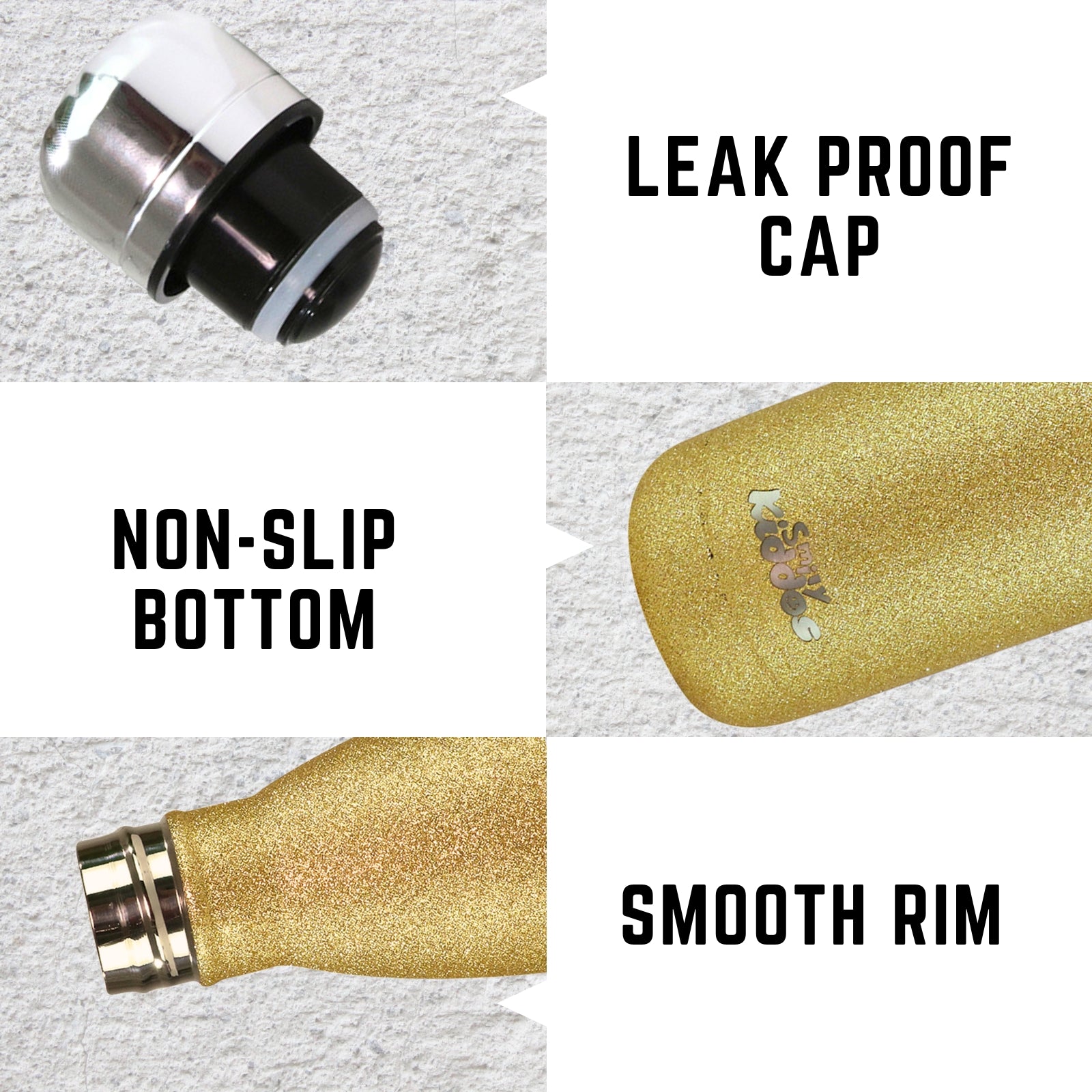 drinking water bottle leak proof cap