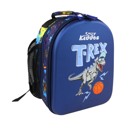 Image of Smily Kiddos Eva Pre School Backpack T-rex - Blue