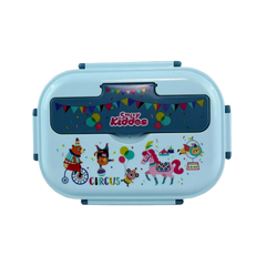 Stainless Steel Lunch Box - Circus Theme  - Light Blue