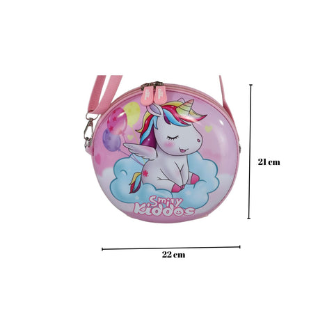 Image of Smily Kiddos Eva Shell backpack - Unicorn theme Pink