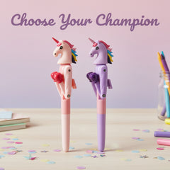 Smily Kiddos Boxing Unicorn Pen – Pink