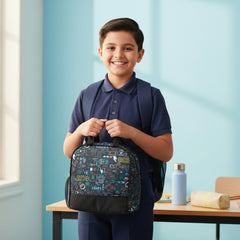 Joy Lunch Bag Senior – Arcade Fuel Theme | Grey