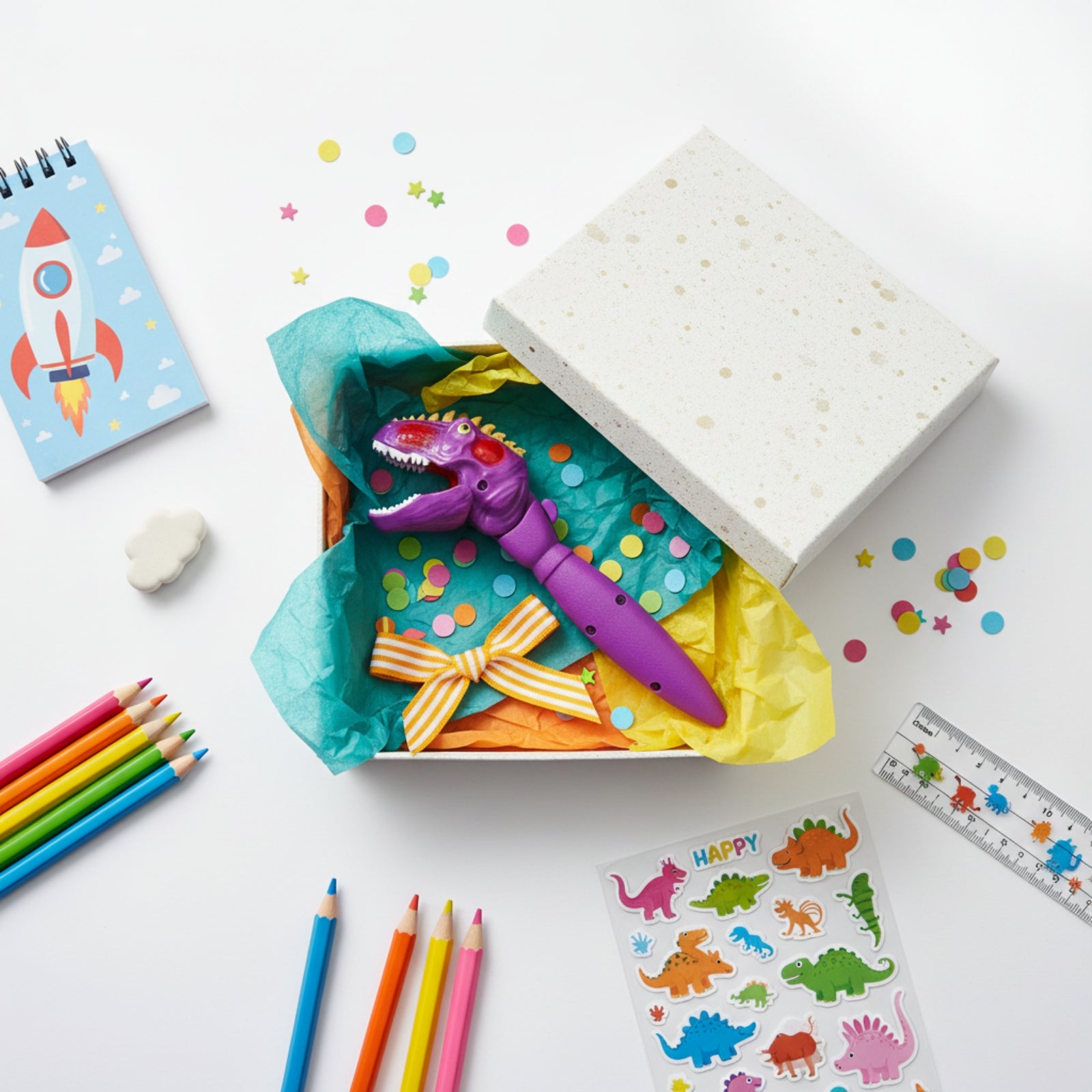 Smily Kiddos Dino Pen – Purple T-Rex