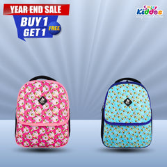 Happy Bee Backpack - Pink & Blue