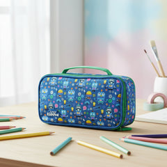 Multipurpose Pencil Case Robo Theme- Blue