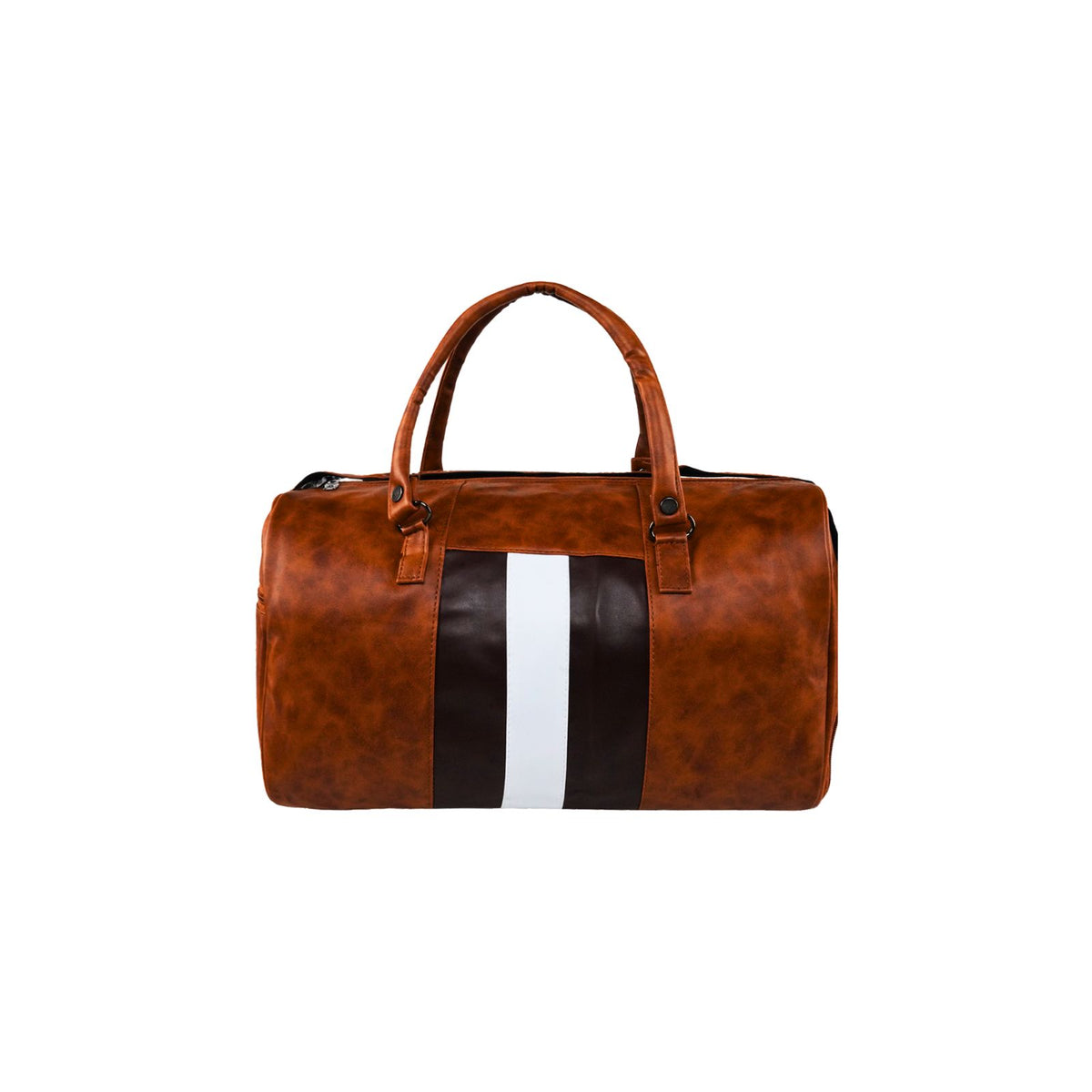 Mike Bags Duffle Bag with Shoe Compartment - Brown