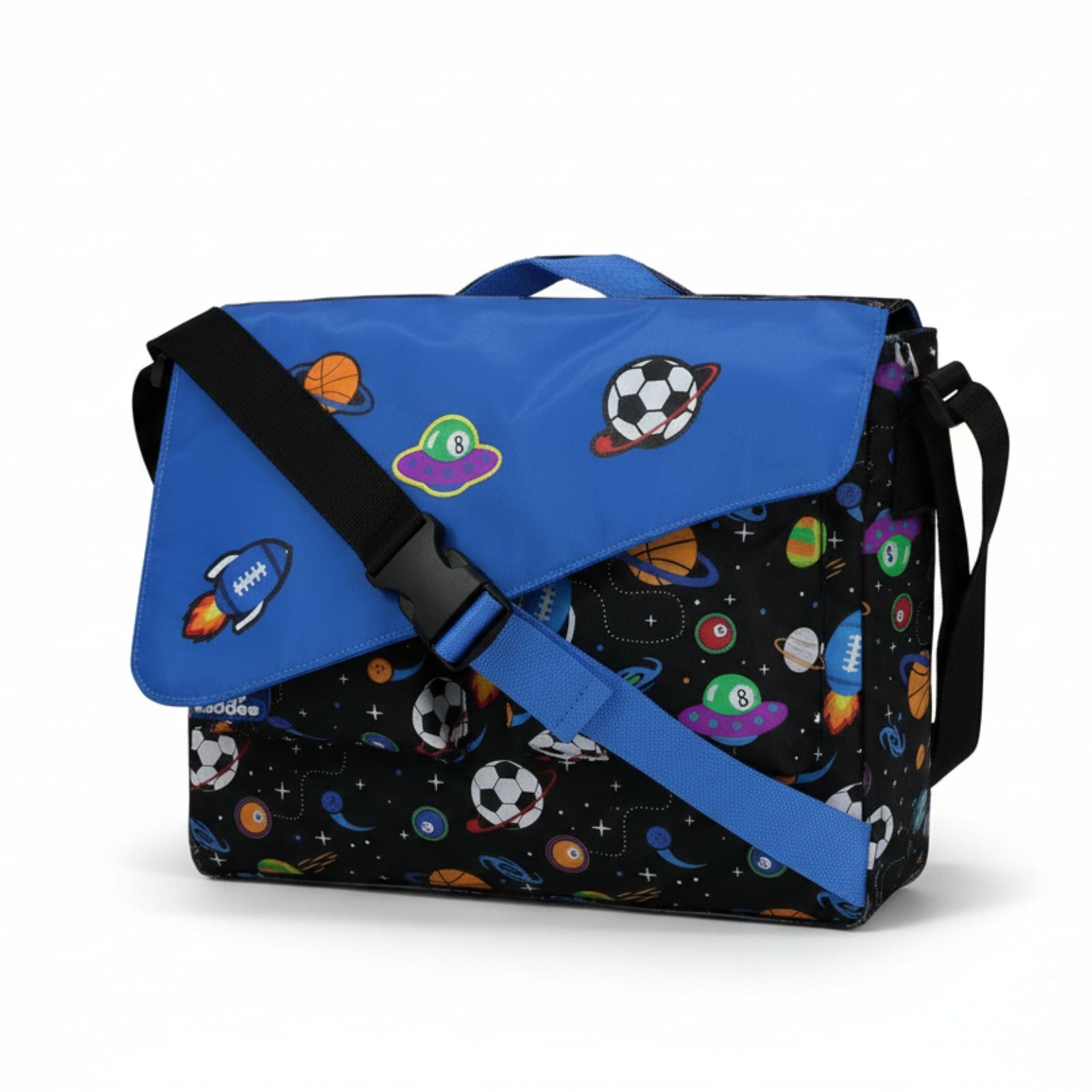 Fancy Shoulder Bag - Black & Blue