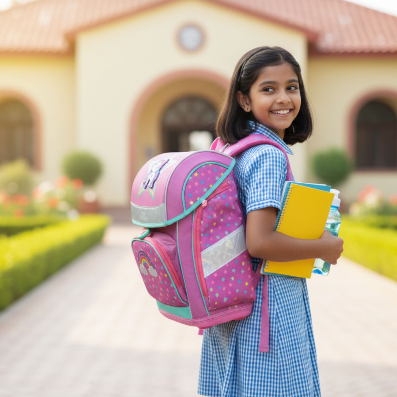 Fancy Star Backpack – Pink