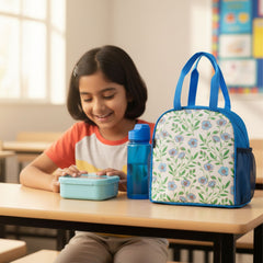 Joy Lunch Bag Floral Breeze Theme - Blue