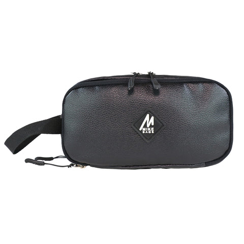 Image of MIKE BAGS PU Leather Utility Pouch - Black