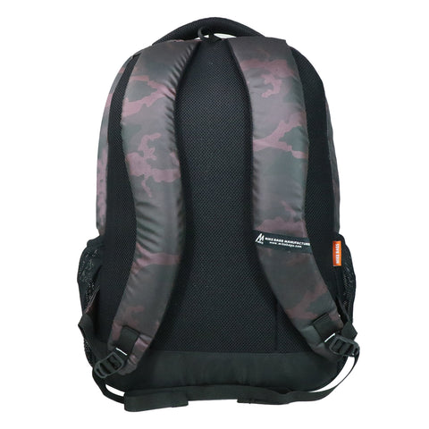 Image of Mike Terminator Laptop Backpack - Black & Maroon