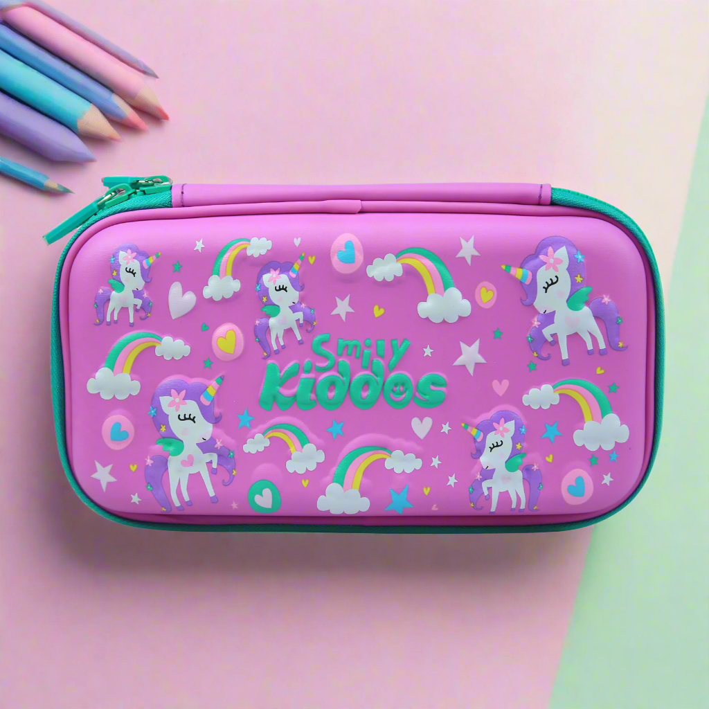 Buy Smily Small Pencil Case Purple For School Kids Online in India Smily Kiddos