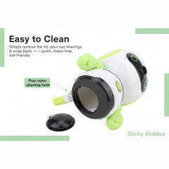 Smily Kiddos Hand Operated Robot Pencil Sharpener - Green
